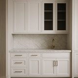 HOMLUX Ready to Assemble Wall Kitchen Cabinet in Shaker White, 33 in. W x 12 in. D x 42 in. H