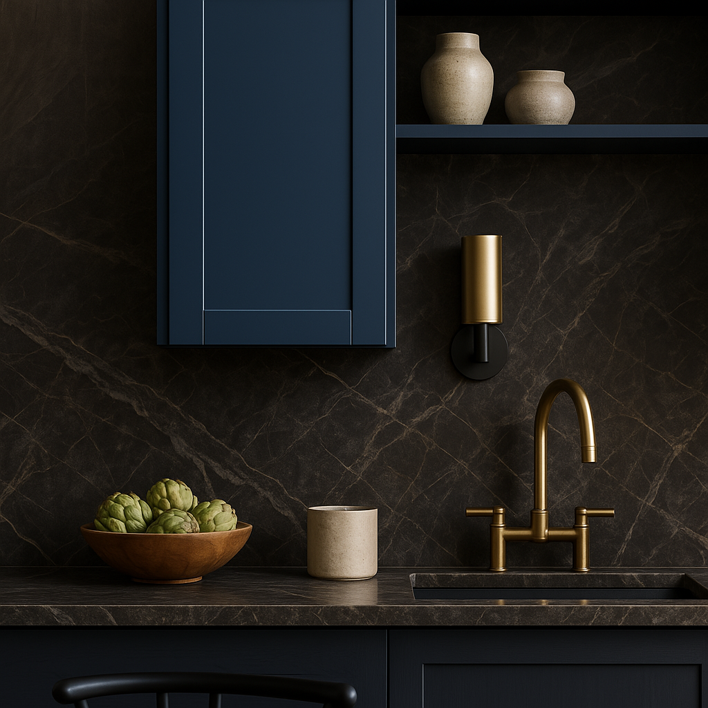 MILL'S PRIDE Valencia Blue Wall Kitchen Cabinet - Ready to Assemble
