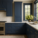 MILL'S PRIDE Valencia Blue Wall Kitchen Cabinet - Ready to Assemble