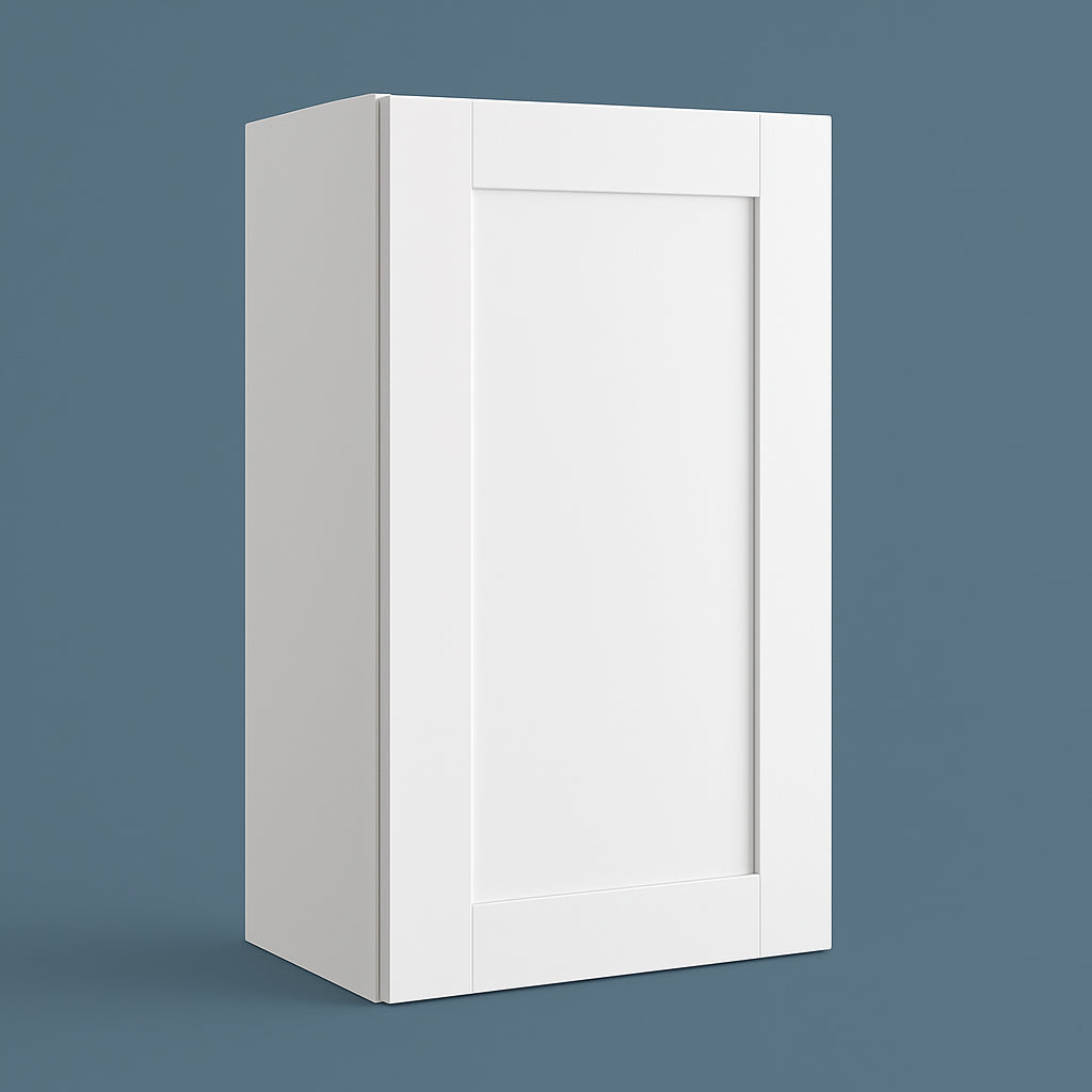 MILL'S PRIDE Richmond Verona White Shaker Wall Kitchen Cabinet - 18 in W x 12 in D x 36 in H