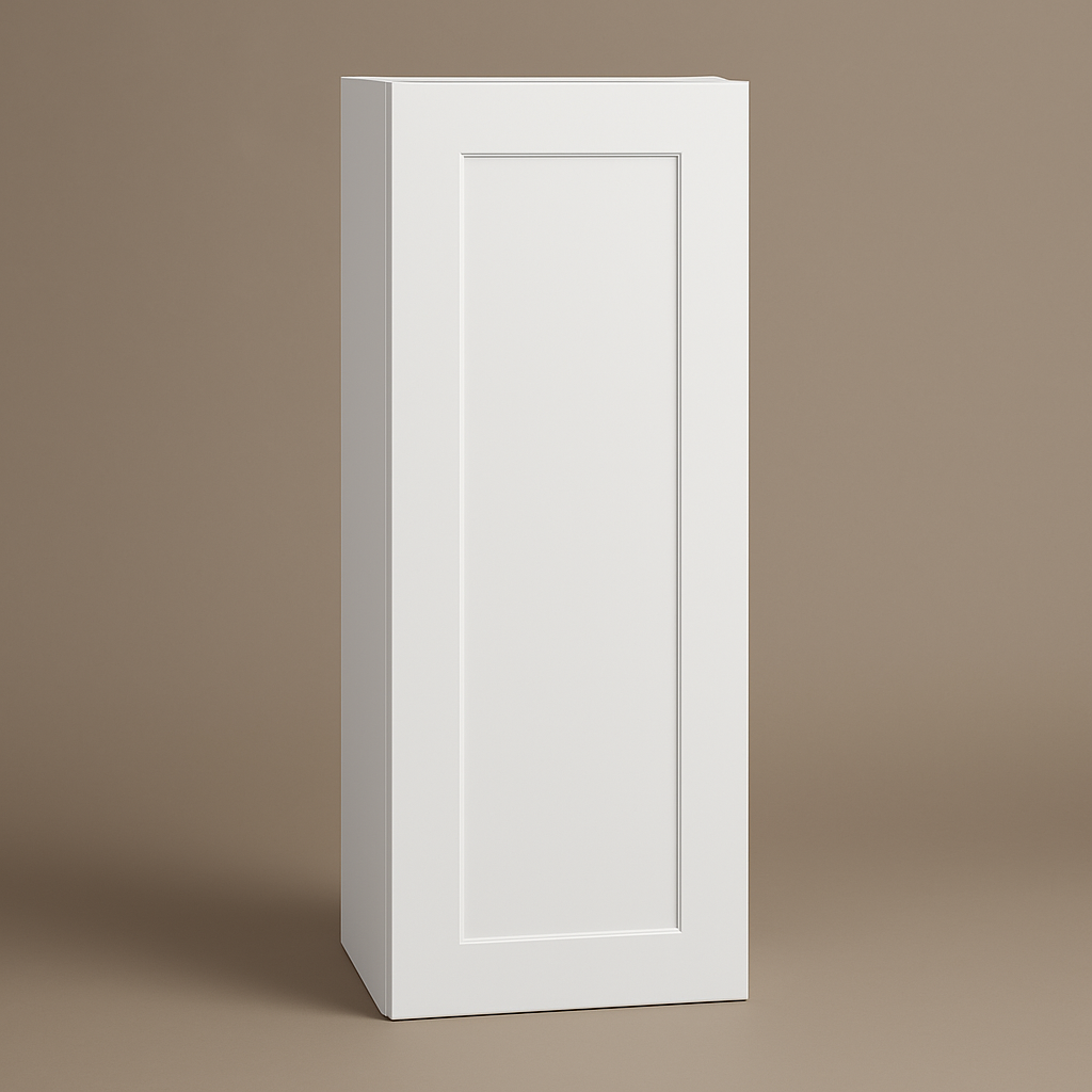 HOMEIBRO Shaker White Plywood Wall Cabinet, 12x12x36 Inches, Ready to Assemble