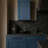 MILL'S PRIDE Valencia Blue Shaker Wall Kitchen Cabinet - 21x12x30