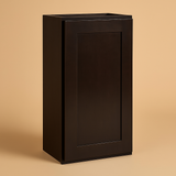 Design House Brookings Solid Wood Shaker Wall Kitchen Cabinet in Espresso