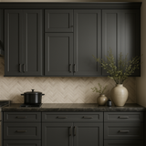 MILL'S PRIDE Richmond Venetian Onyx Plywood Shaker Wall Kitchen Cabinet - 21" W x 12" D x 30" H