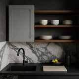 MILL'S PRIDE Richmond Vesuvius Gray Wall Kitchen Cabinet - Ready to Assemble
