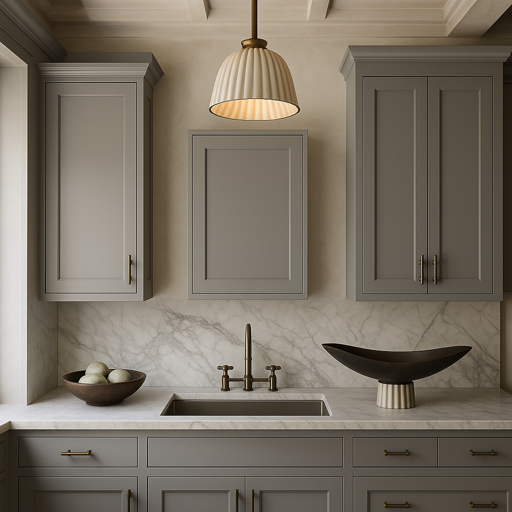 MILL'S PRIDE Richmond Vesuvius Gray Wall Kitchen Cabinet - Ready to Assemble