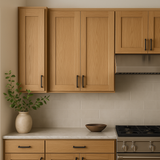 Hampton Bay Avondale White Oak Shaker Wall Kitchen Cabinet, 9x12x30 Inches
