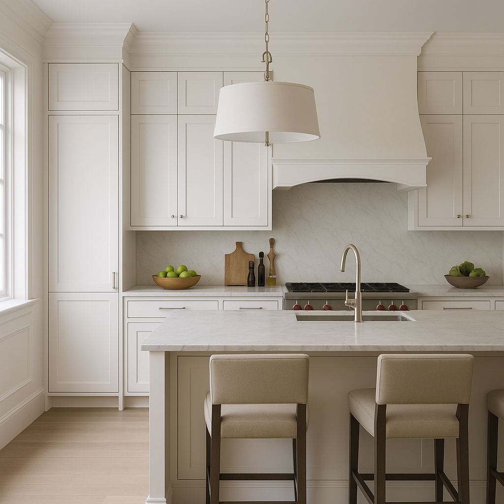 Cambridge Everest Shaker Wall Kitchen Cabinet, White, 15x12x36 in.