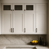 HOMLUX Ready to Assemble Wall Kitchen Cabinet in Shaker White, 15 in. W x 12 in. D x 30 in. H
