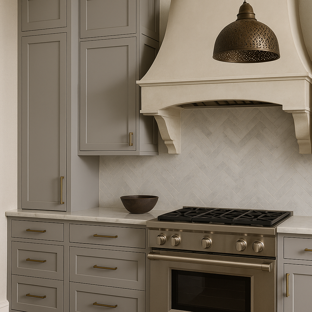 MILL'S PRIDE Richmond Vesuvius Gray Plywood Shaker Wall Kitchen Cabinet