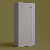 MILL'S PRIDE Richmond Vesuvius Gray Plywood Shaker Wall Kitchen Cabinet