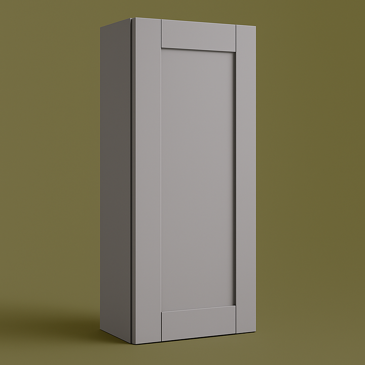 MILL'S PRIDE Richmond Vesuvius Gray Plywood Shaker Wall Kitchen Cabinet