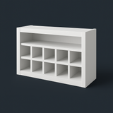 Hampton Bay Cambridge Shaker Flex Wall Cabinet, 30 in. H x 18 in. W x 12.5 in. D, White