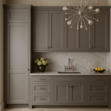 MILL'S PRIDE Richmond Vesuvius Gray Plywood Shaker Wall Kitchen Cabinet