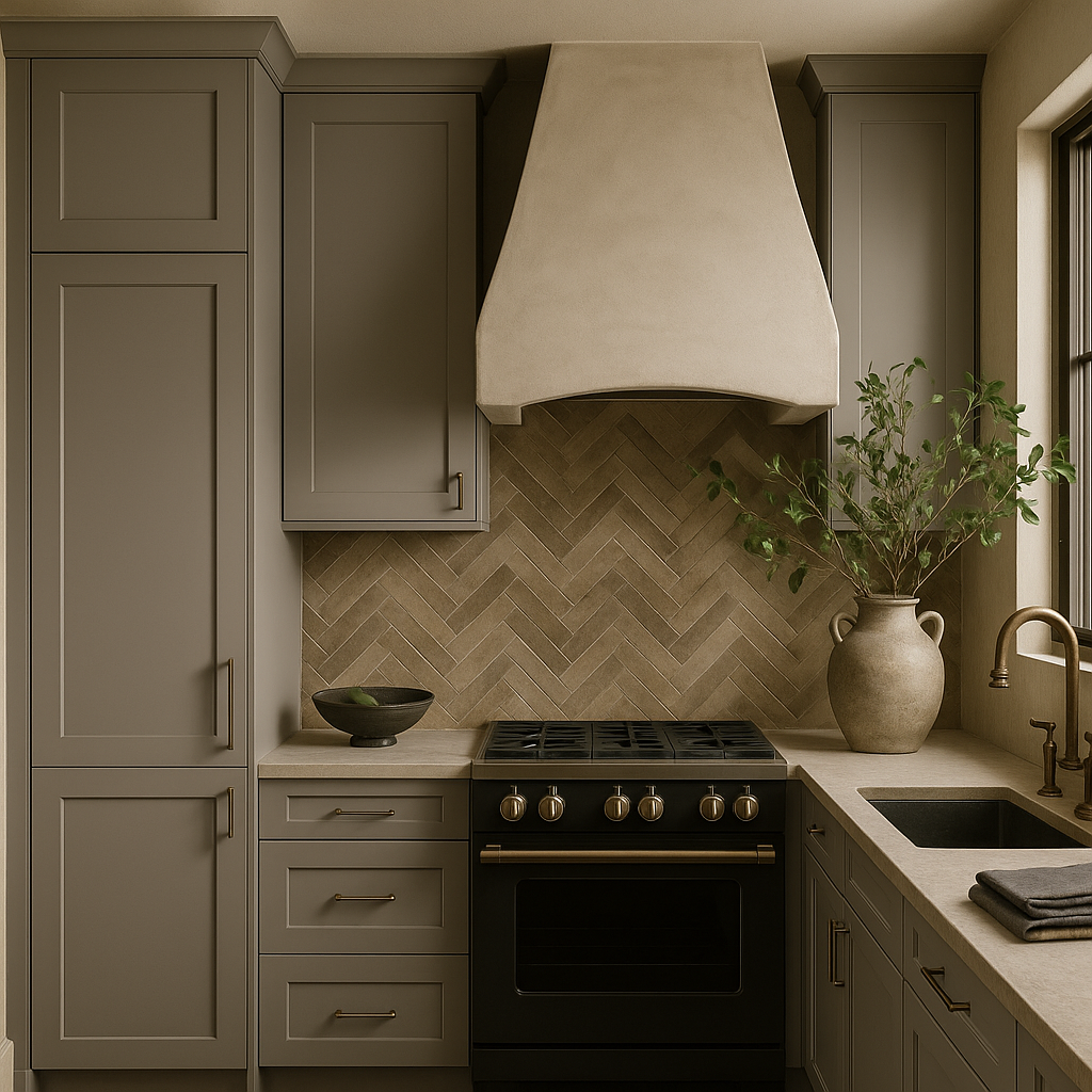 MILL'S PRIDE Richmond Vesuvius Gray Plywood Shaker Wall Kitchen Cabinet