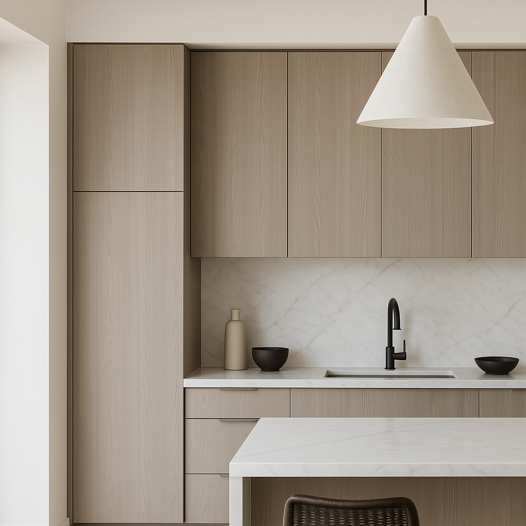 Cambridge Grey Nordic Wall Kitchen Cabinet - Quick Assemble, Modern Style