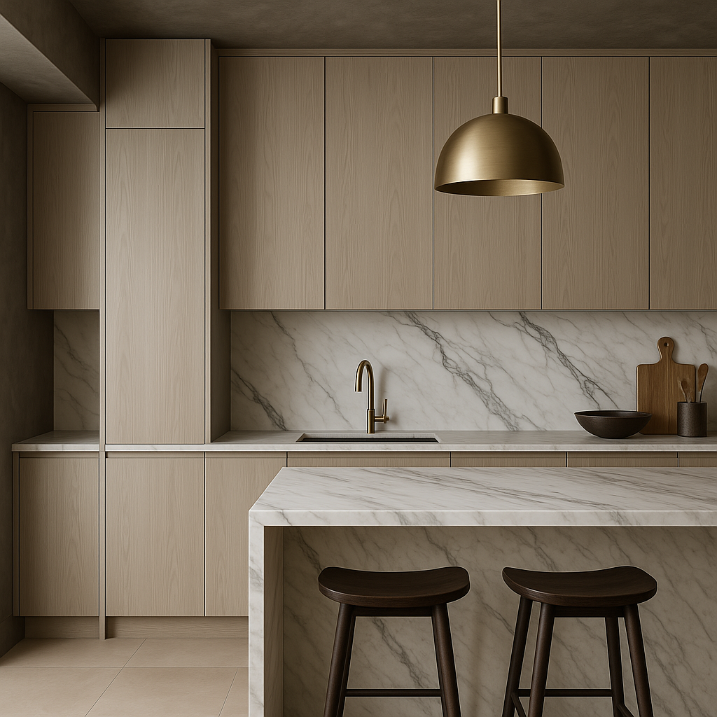 Cambridge Grey Nordic Wall Kitchen Cabinet - Quick Assemble, Modern Style