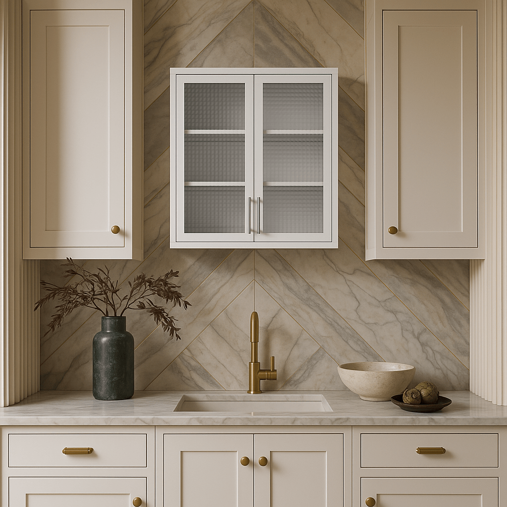 Aoibox Steel Wall Mounted Cabinet with Glass Door, 31.50 in. W x 11.80 in. D x 30 in. H
