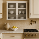 Aoibox Steel Wall Mounted Cabinet with Glass Door, 31.50 in. W x 11.80 in. D x 30 in. H