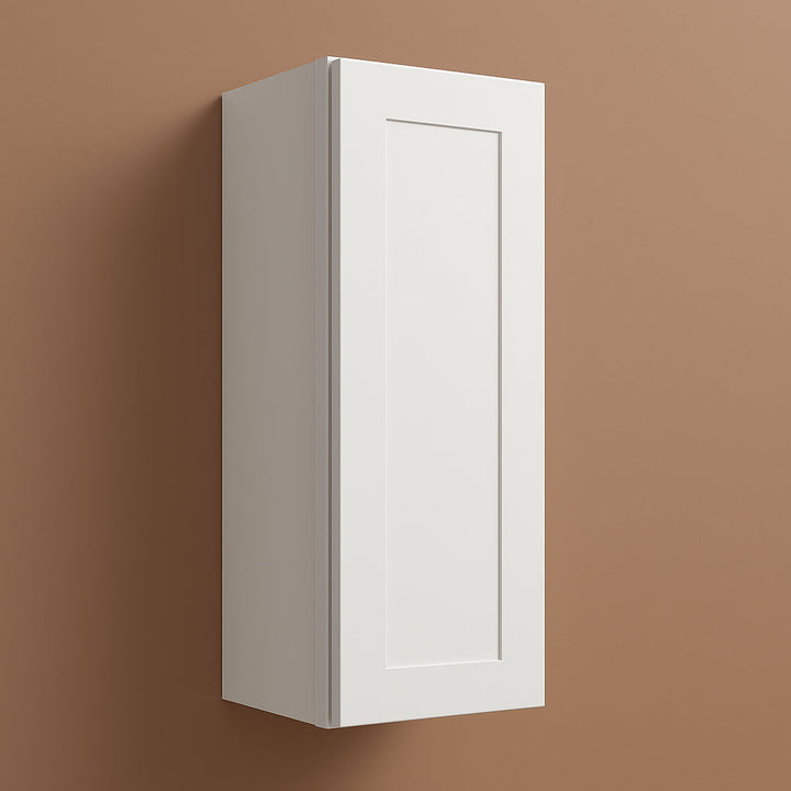Bremen Cabinetry Shaker Wall Cabinet with Adjustable Shelves, White