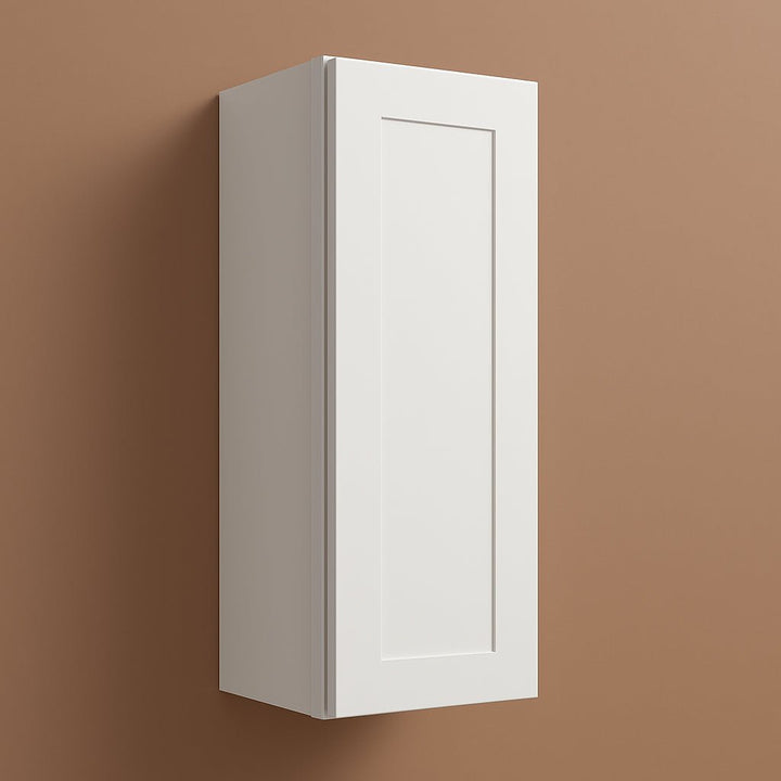 Bremen Cabinetry Shaker Wall Cabinet with Adjustable Shelves, White