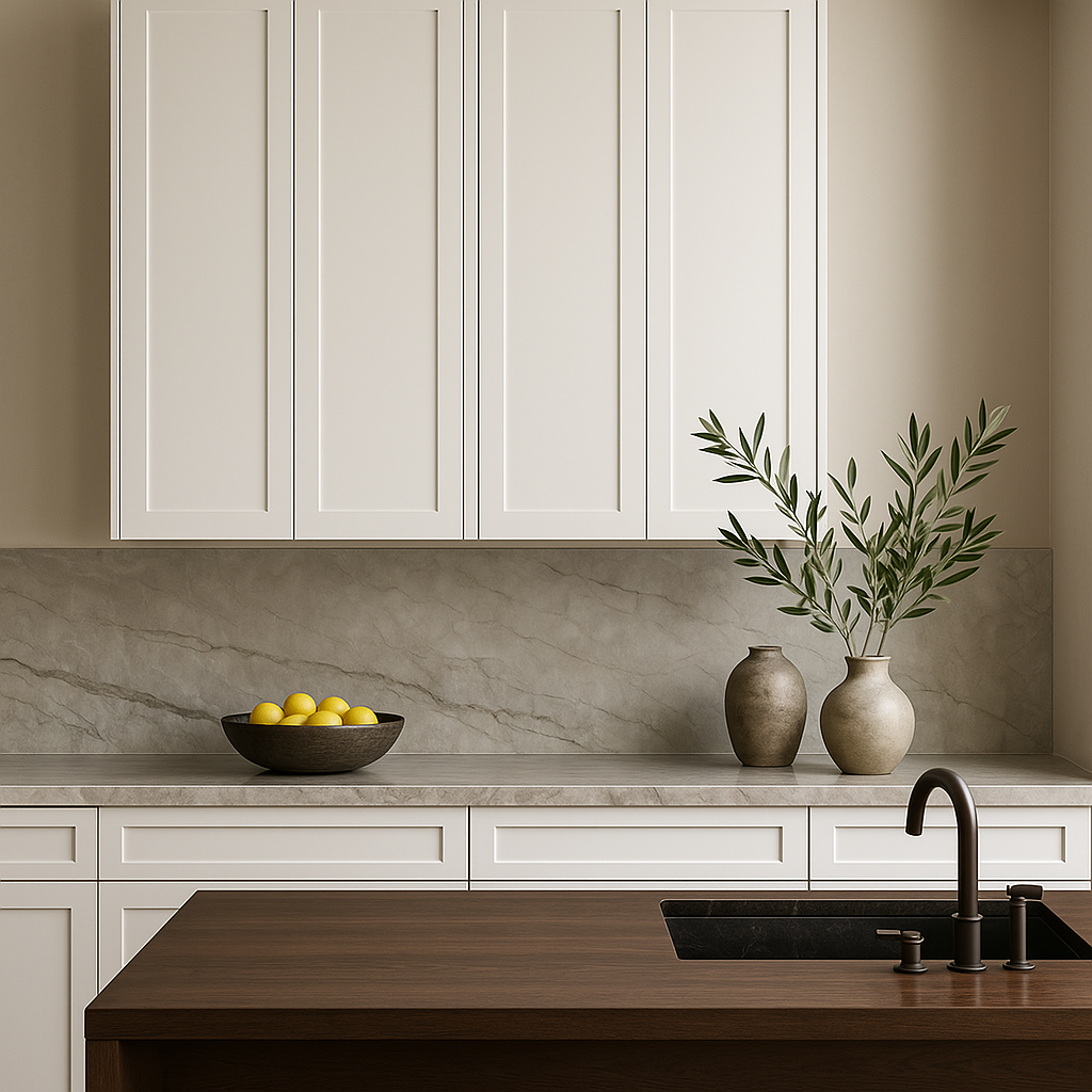 HOMLUX Ready to Assemble Wall Kitchen Cabinet in Shaker White, 12x12x42 inches