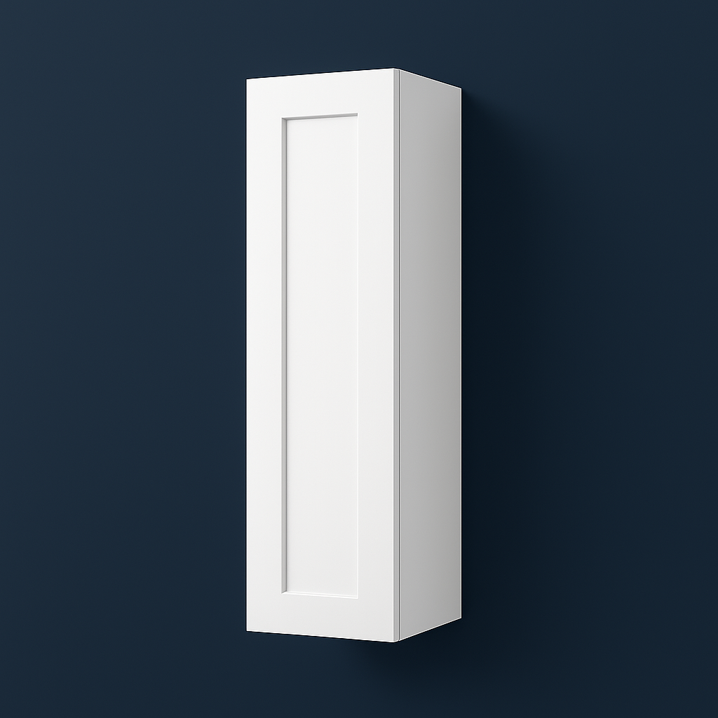 HOMLUX Ready to Assemble Wall Kitchen Cabinet in Shaker White, 12x12x42 inches