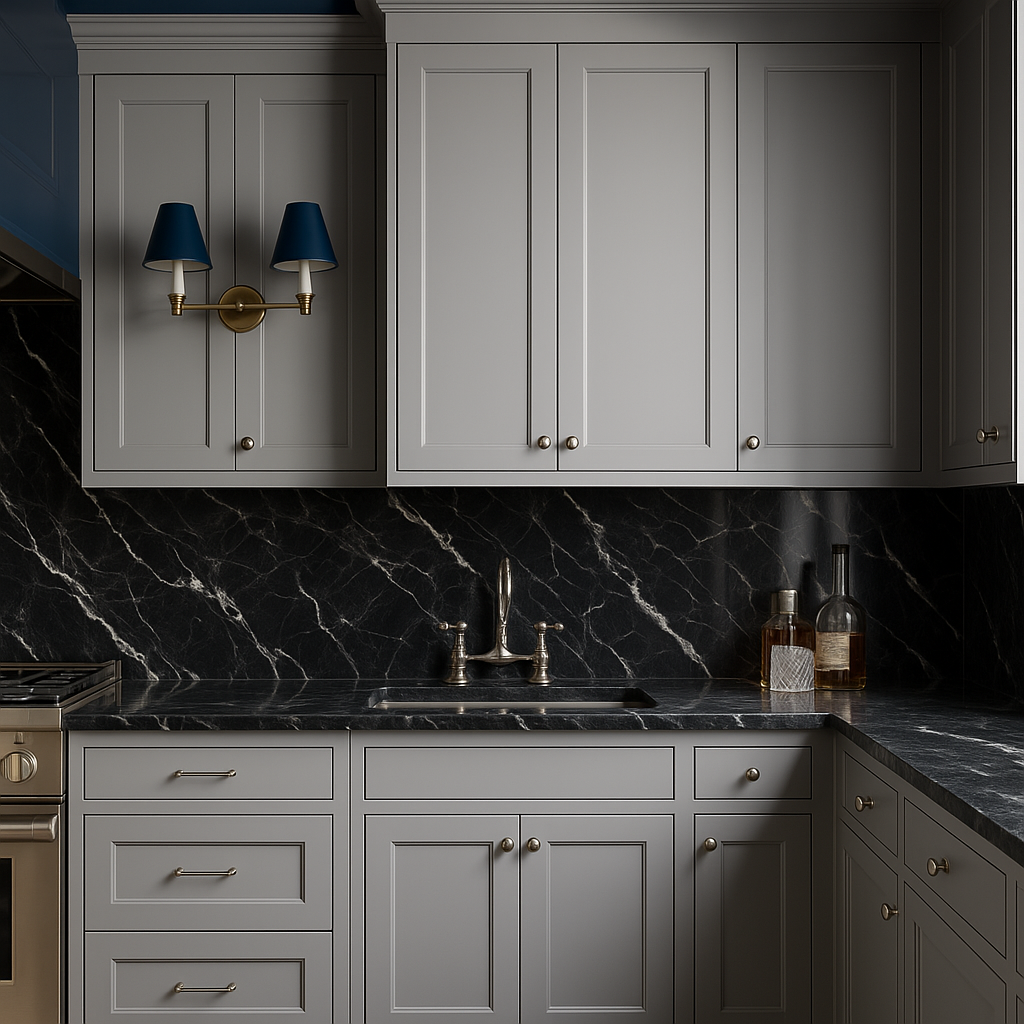 Unbranded Shaker Graystone Wall Kitchen Cabinet, 15 in. W x 12 in. D x 36 in. H