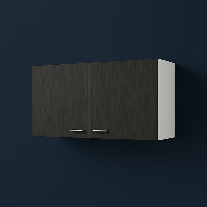 Amucolo Wall Kitchen Cabinet with Double Doors - 39.3 in. W x 12.6 in. D x 19.3 in. H