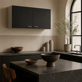 Amucolo Wall Kitchen Cabinet with Double Doors - 39.3 in. W x 12.6 in. D x 19.3 in. H