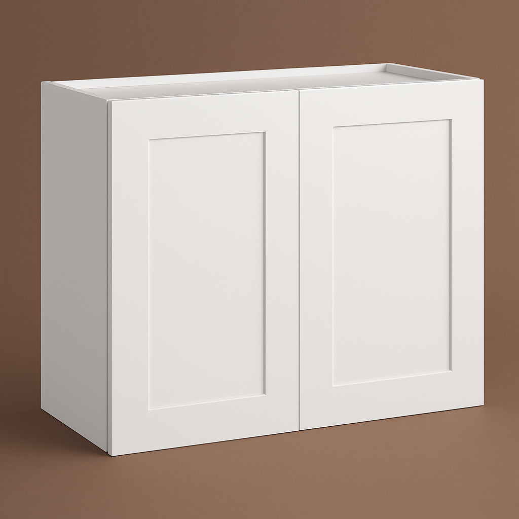 Design House Brookings Solid Wood Shaker Wall Kitchen Cabinet, White, 36x24x12 in.