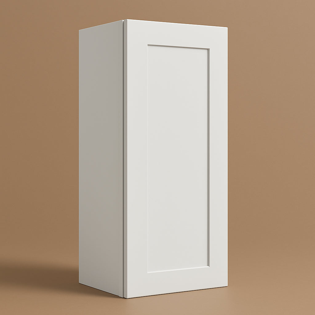Bremen Cabinetry Shaker Wall Cabinet with Adjustable Shelves, White