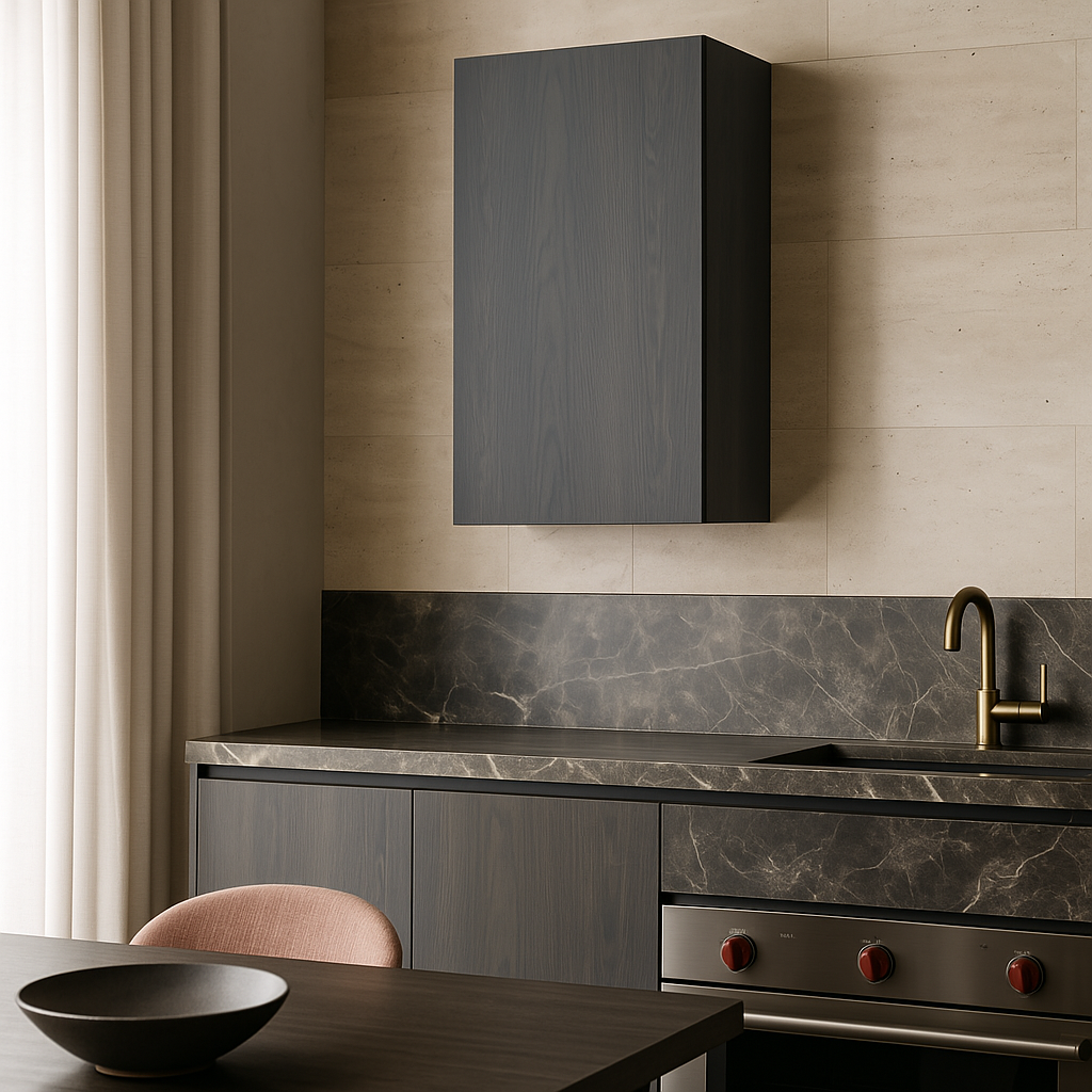 Cambridge Carbon Marine Wall Kitchen Cabinet, 18 x 42 in.
