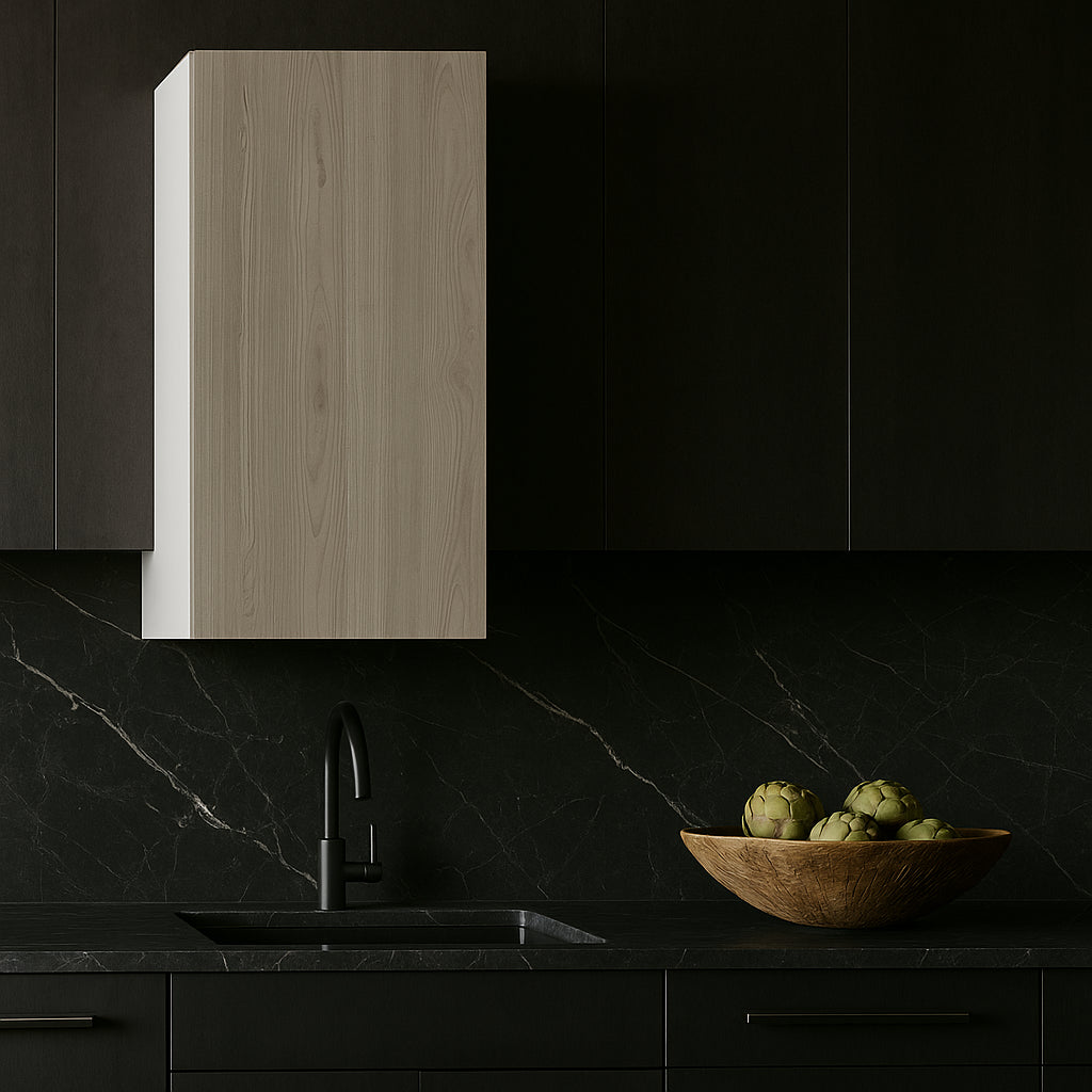 Cambridge Grey Nordic Wall Kitchen Cabinet, 21 x 36 in.