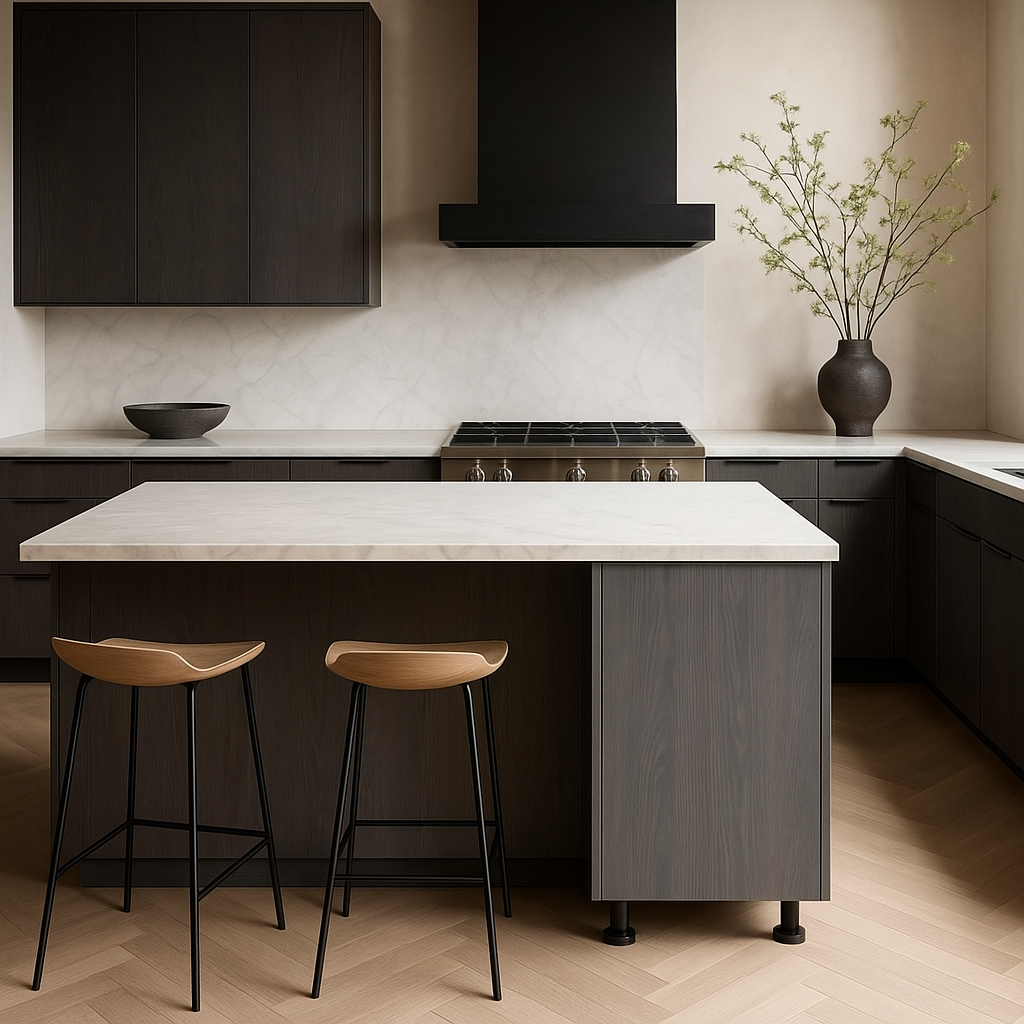 Cambridge Carbon Marine 18 in. Base Kitchen Cabinet - Quick Assemble Modern Style