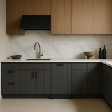 Cambridge Carbon Marine 12 in. Base Kitchen Cabinet - Quick Assemble Modern Style