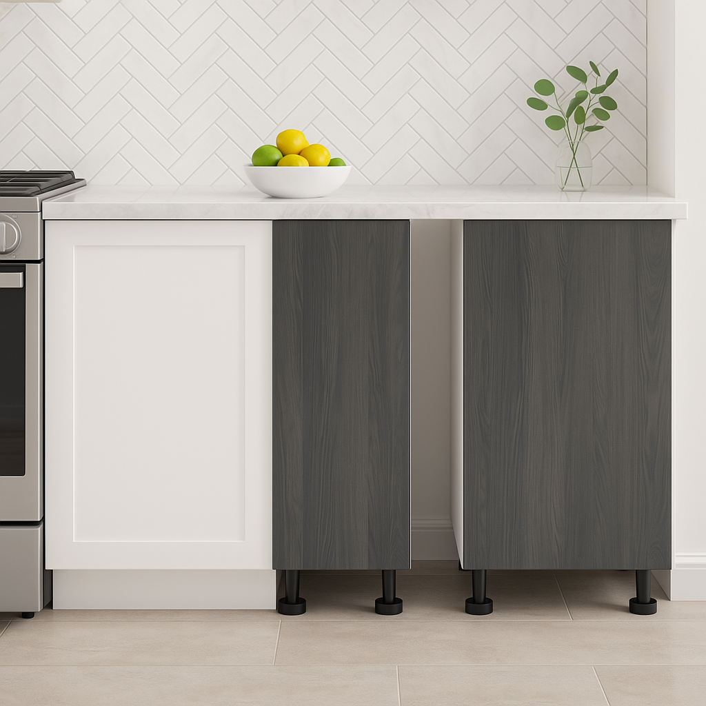 Cambridge Carbon Marine 12 in. Base Kitchen Cabinet - Quick Assemble Modern Style
