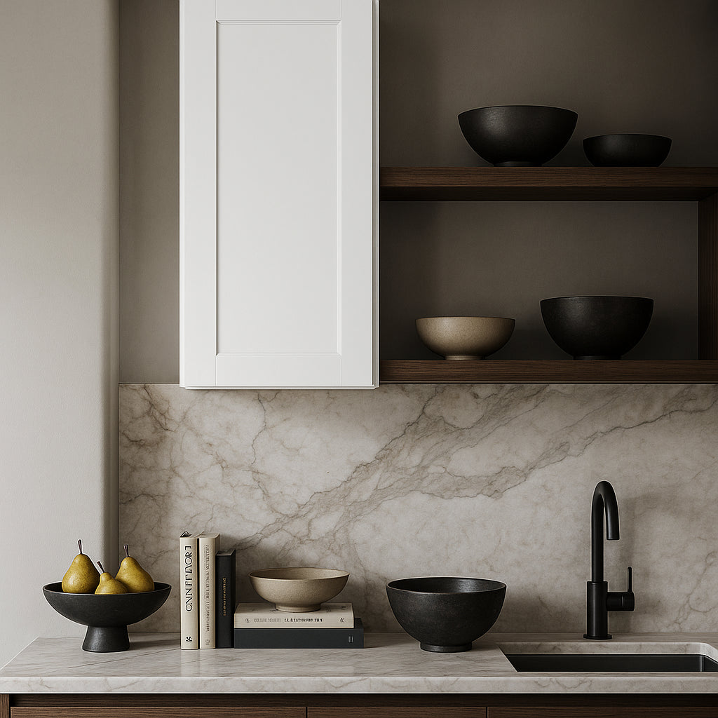 HOMLUX Ready to Assemble Wall Kitchen Cabinet in Shaker White - 18 in. W x 12 in. D x 42 in. H