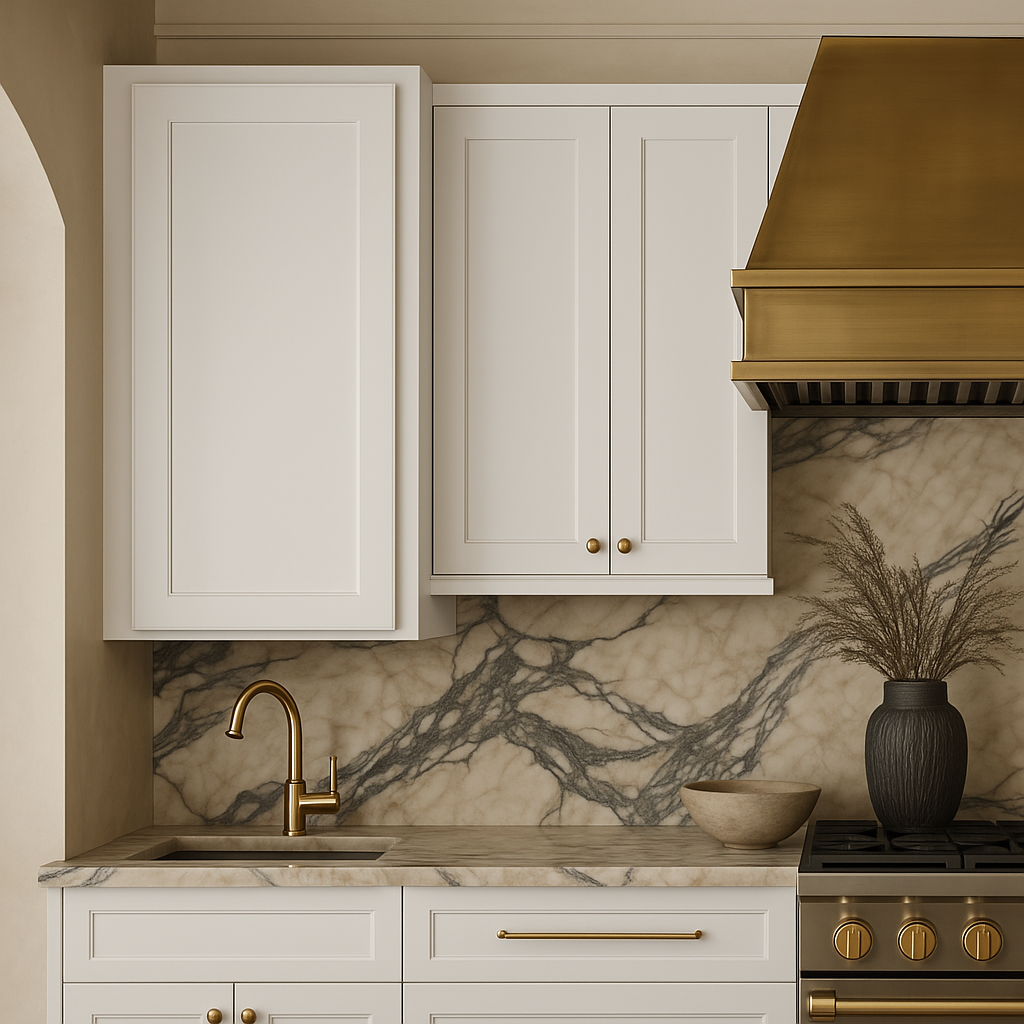 HOMLUX Ready to Assemble Wall Kitchen Cabinet in Shaker White - 18 in. W x 12 in. D x 42 in. H