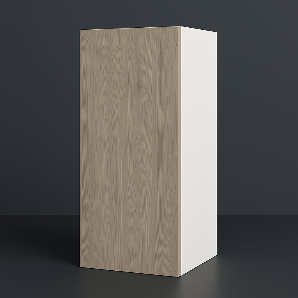Cambridge Grey Nordic Wall Kitchen Cabinet - Quick Assemble, Modern Style