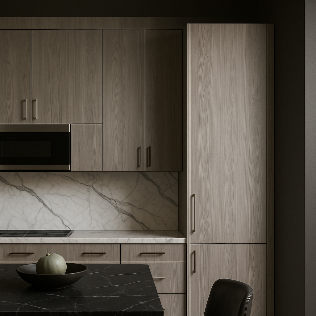 Cambridge Grey Nordic Wall Kitchen Cabinet, 15 x 42 in.