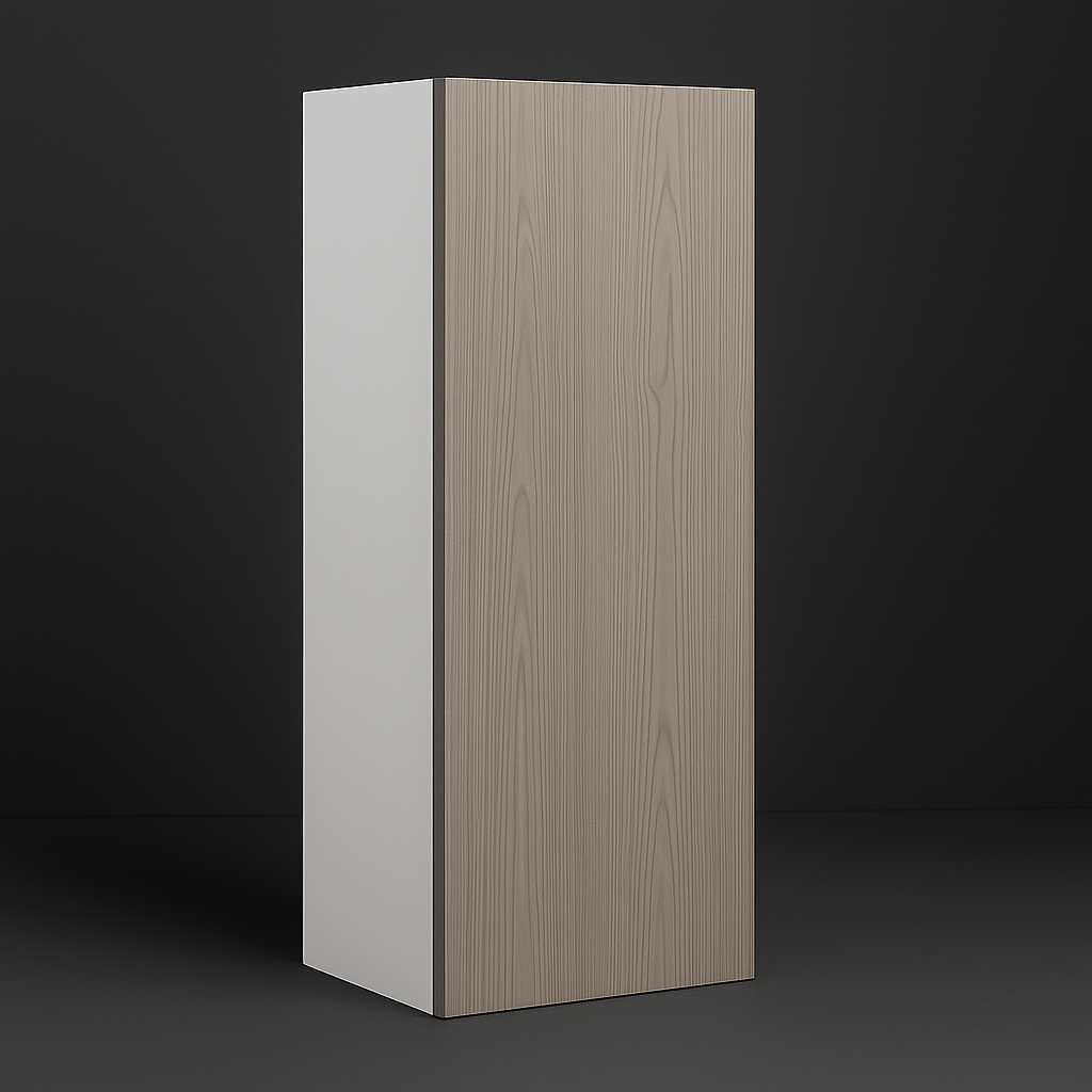 Cambridge Grey Nordic Wall Kitchen Cabinet - Quick Assemble, Modern Style