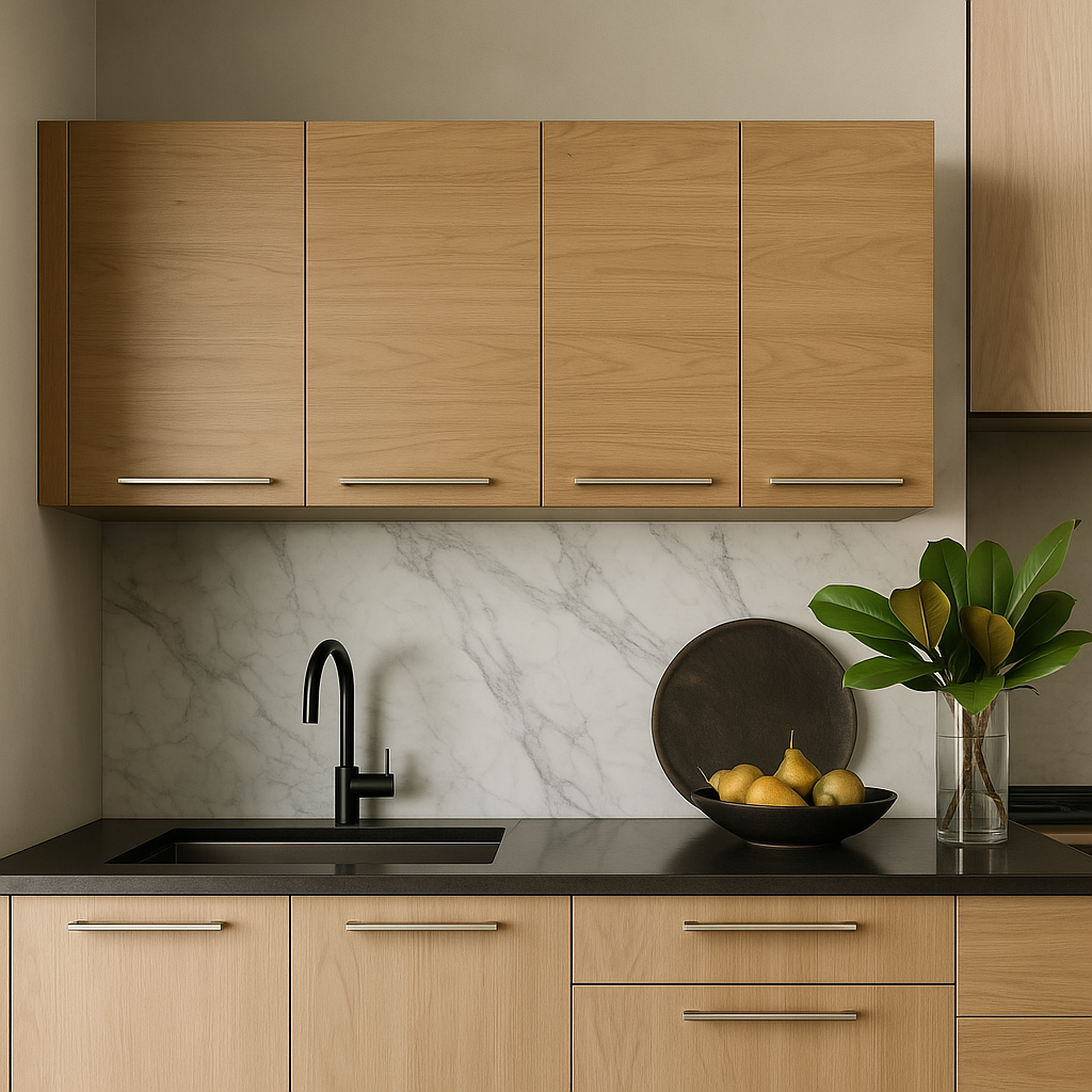 Unbranded Natural Oak Wall Kitchen Cabinet - 47" x 13" x 23"