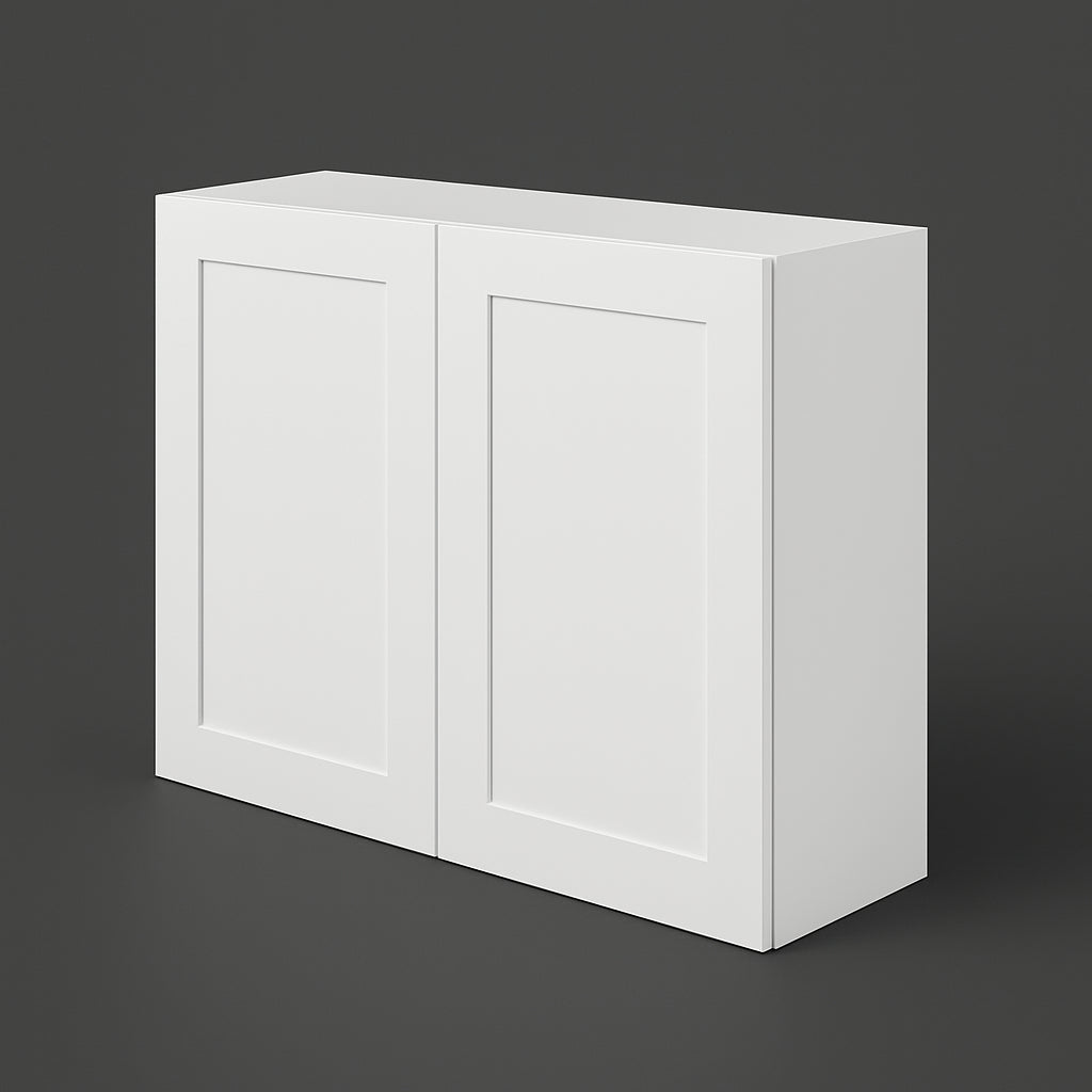 HOMLUX Shaker White Ready-to-Assemble Wall Kitchen Cabinet, 36x12x24 in.
