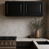 LIFEART CABINETRY Newport 36x15x12 in. 2-Door Wall Cabinet in Dark Espresso