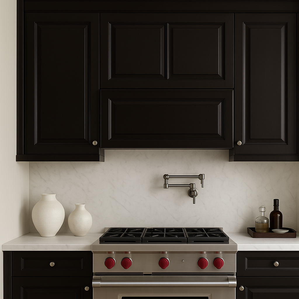 LIFEART CABINETRY Newport 36x15x12 in. 2-Door Wall Cabinet in Dark Espresso