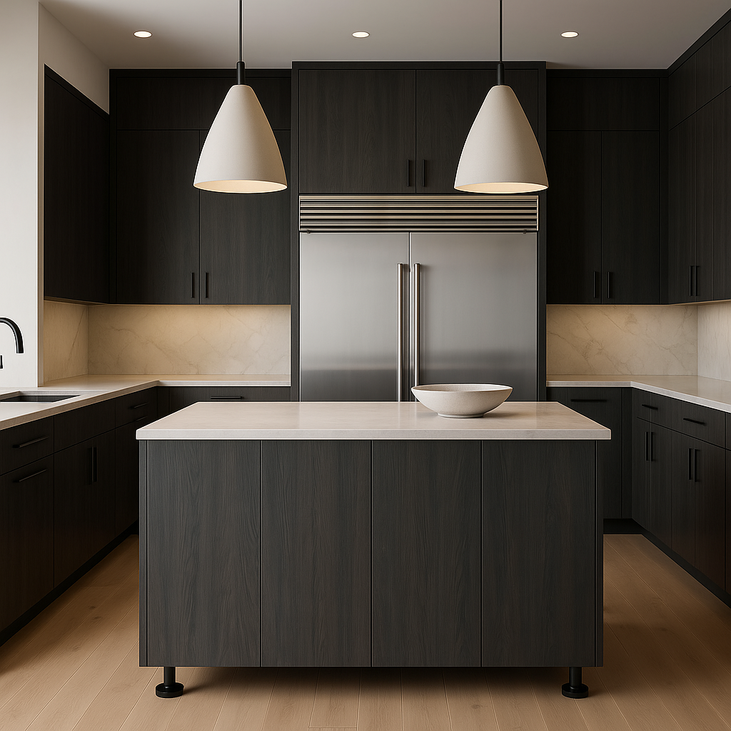 Cambridge Carbon Marine 33 in. Base Kitchen Cabinet - Quick Assemble Modern Style