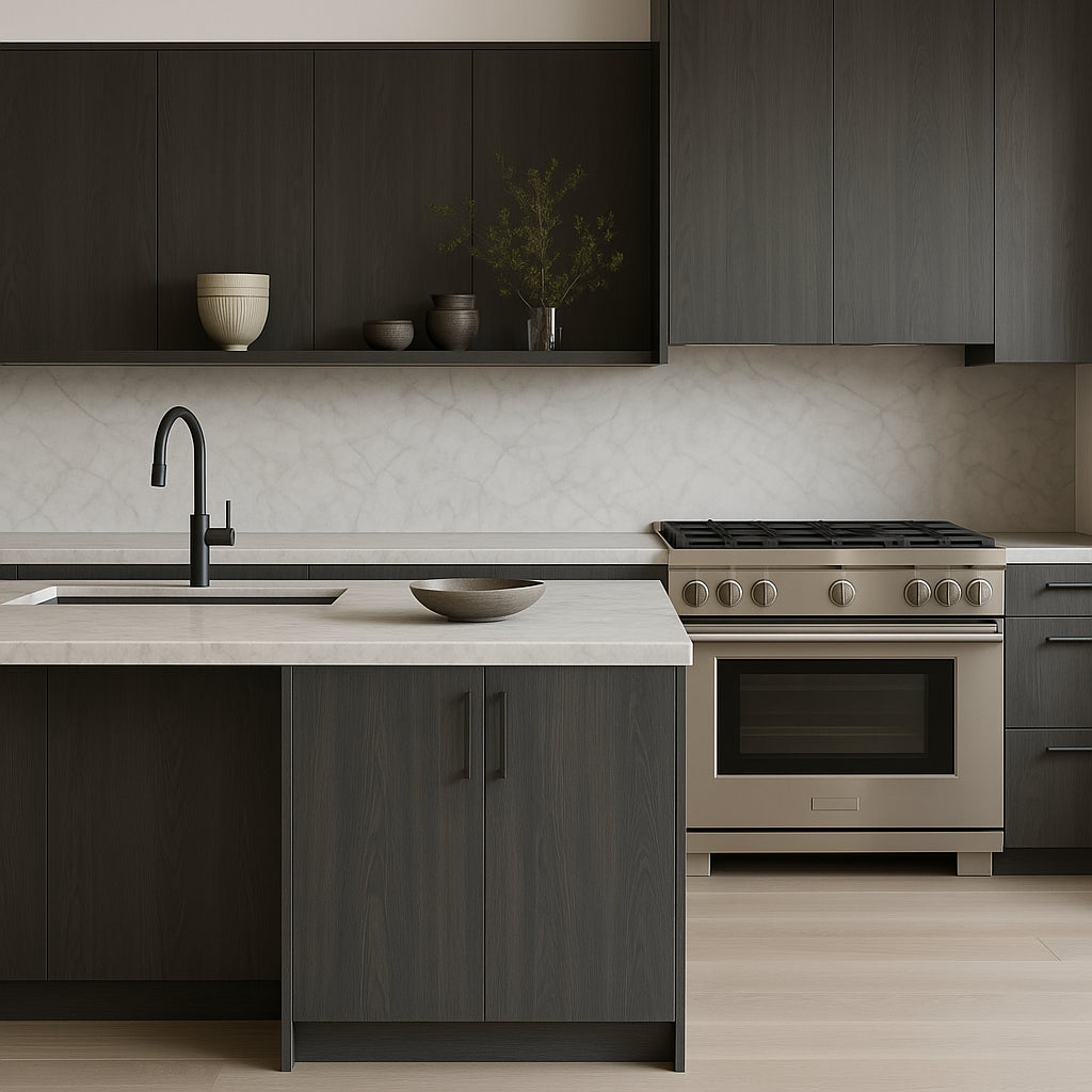 Cambridge Carbon Marine 27 in. Base Kitchen Cabinet - Quick Assemble Modern Style