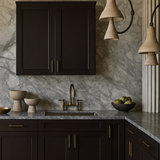 Plywell Shaker Double Door Wall Cabinet with Adjustable Shelves, Espresso