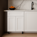Cambridge Everest 24 in. White Shaker Base Kitchen Cabinet